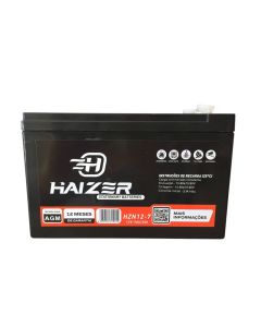 Bateria Haizer HZN12-7 12V 7Ah Alarme Nobreak Bomba Costal 1