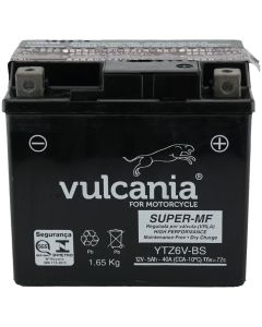 Bateria Vulcania YTZ6V 5Ah Titan 150 Bros Fan YBR 125 Factor