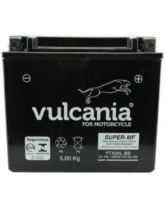 Bateria Vulcania YTX20L-BS 18Ah Dyna Fat Boy Bob Sportster