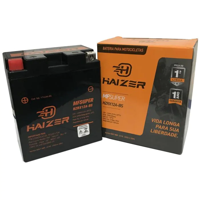 Bateria Haizer HZRX12A-BS. Compre em oferta na Bateria Yuasa